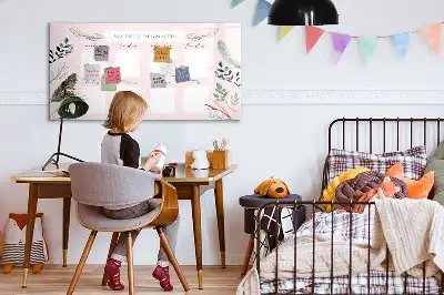 Magnetinė rašymo lenta žavingas savaitės planuoklis