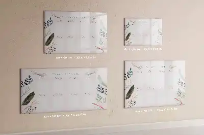 Magnetinė rašymo lenta žavingas savaitės planuoklis