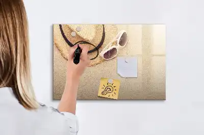 Magnetinė rašymo lenta vasaros reikmenų serijos