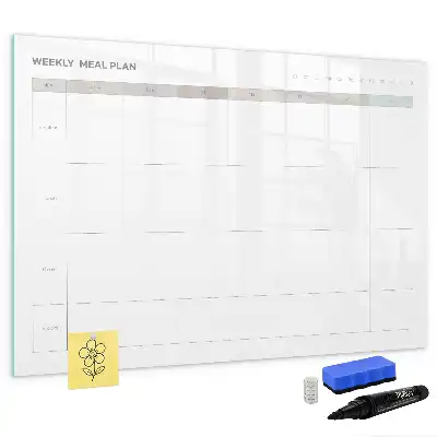 Magnetinė rašymo lenta minimalistinis meniu