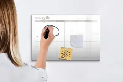 Magnetinė rašymo lenta minimalistinis meniu