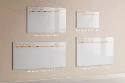 Magnetinė rašymo lenta savaitės valgiaraščio planuoklis