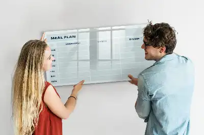 Magnetinė rašymo lenta pastelinės spalvos valgiaraštis