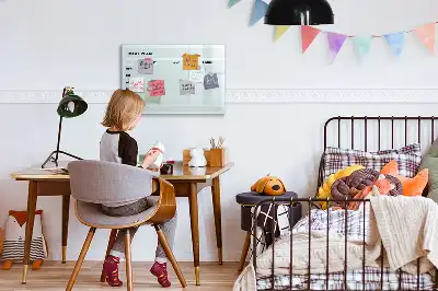 Magnetinė rašymo lenta pastelinės spalvos valgiaraštis