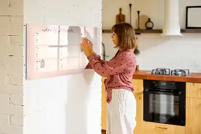 Magnetinė piešimo lenta žavingas savaitės planuoklis