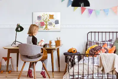 Magnetinė rašymo lenta auksinis medis