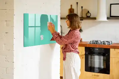 Magnetinė rašymo lenta turkio spalvos