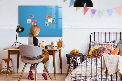Magnetinė piešimo lenta šviesiai mėlyna