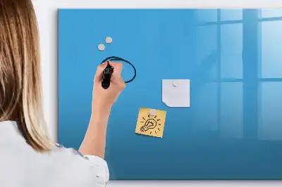Magnetinė piešimo lenta šviesiai mėlyna