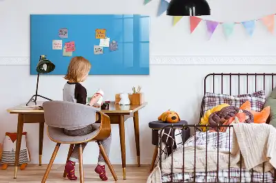 Magnetinė piešimo lenta šviesiai mėlyna