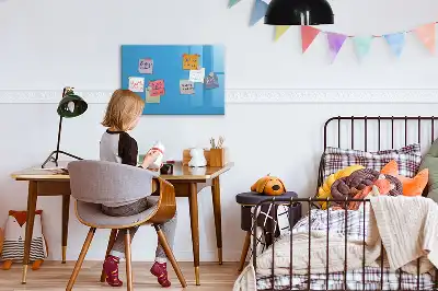Magnetinė piešimo lenta šviesiai mėlyna