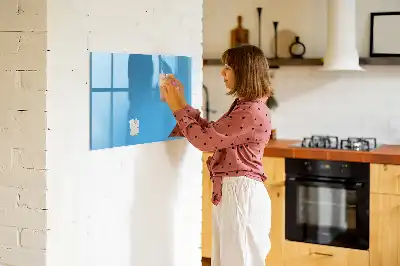 Magnetinė piešimo lenta šviesiai mėlyna