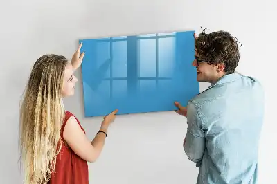 Magnetinė piešimo lenta šviesiai mėlyna