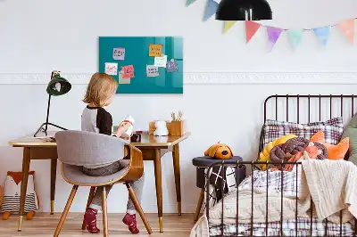 Magnetinė rašymo lenta tamsiai mėlyna