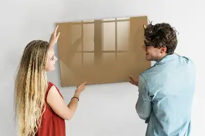 Magnetinė piešimo lenta tamsiai smėlinės spalvos