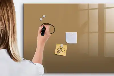 Magnetinė piešimo lenta tamsiai smėlinės spalvos