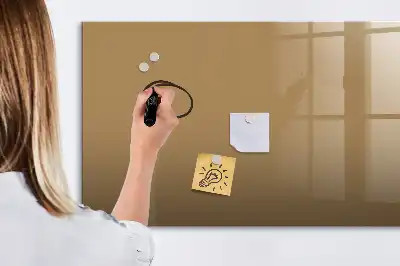 Magnetinė piešimo lenta tamsiai smėlinės spalvos