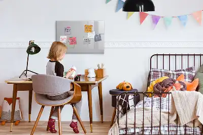 Magnetinė piešimo lenta šviesiai pilkos spalvos