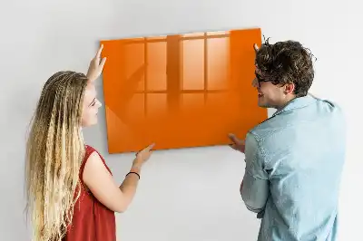 Magnetinė piešimo lenta oranžinės spalvos