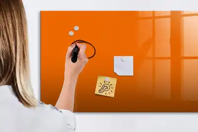 Magnetinė piešimo lenta oranžinės spalvos