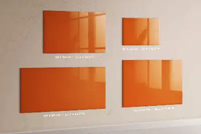 Magnetinė piešimo lenta oranžinės spalvos