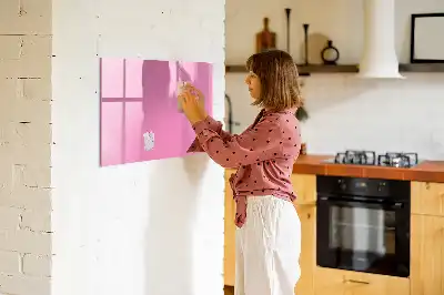 Magnetinė rašymo lenta rožinė