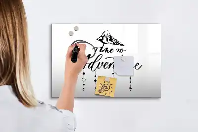 Magnetinė piešimo lenta nuotykio dizaino