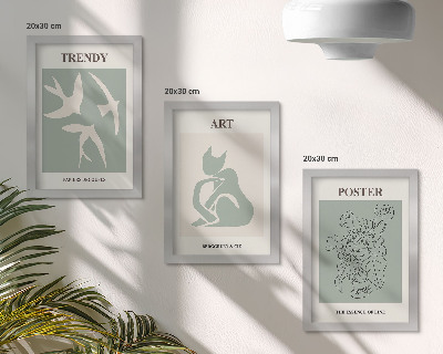 Įrėmintų paveikslų rinkinys Stilingos Henri Matisse iliustracijos