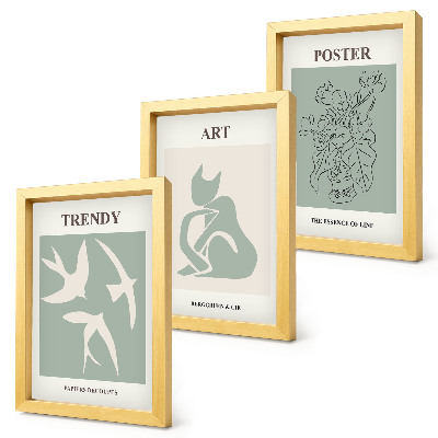 Įrėmintų paveikslų rinkinys Stilingos Henri Matisse iliustracijos