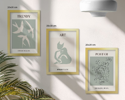 Įrėmintų paveikslų rinkinys Stilingos Henri Matisse iliustracijos