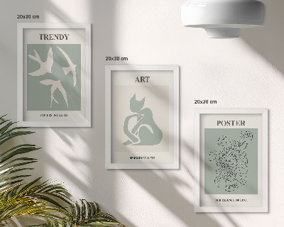 Įrėmintų paveikslų rinkinys Stilingos Henri Matisse iliustracijos