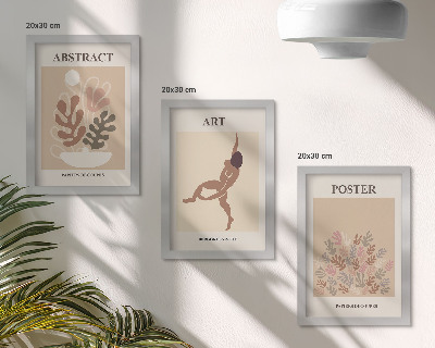 Įrėmintų paveikslų rinkinys Stilingos abstrakčios Henri Matisse kompozicijos
