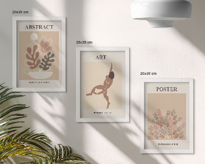 Įrėmintų paveikslų rinkinys Stilingos abstrakčios Henri Matisse kompozicijos