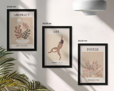 Įrėmintų paveikslų rinkinys Stilingos abstrakčios Henri Matisse kompozicijos