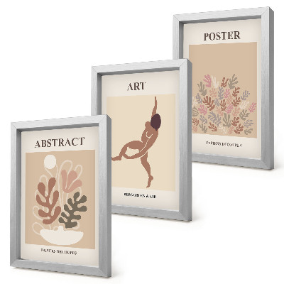 Įrėmintų paveikslų rinkinys Stilingos abstrakčios Henri Matisse kompozicijos