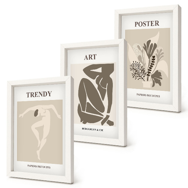 Įrėmintų paveikslų rinkinys Žmonių figūros su augalais, Henri Matisse
