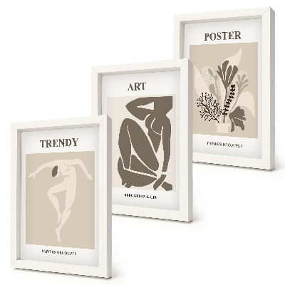 Įrėmintų paveikslų rinkinys Žmonių figūros su augalais, Henri Matisse
