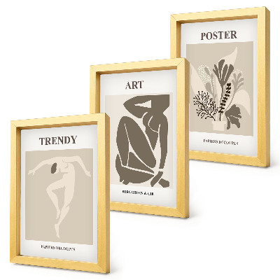 Įrėmintų paveikslų rinkinys Žmonių figūros su augalais, Henri Matisse