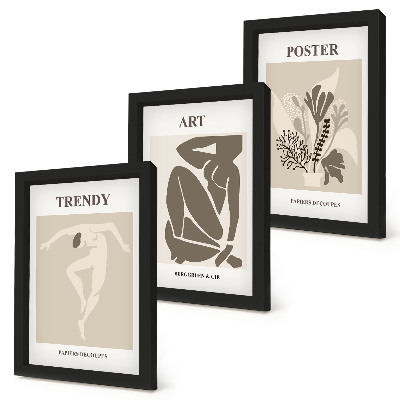 Įrėmintų paveikslų rinkinys Žmonių figūros su augalais, Henri Matisse