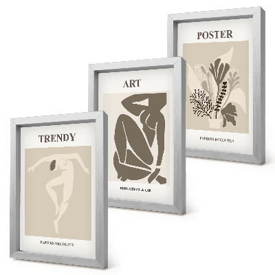 Įrėmintų paveikslų rinkinys Žmonių figūros su augalais, Henri Matisse