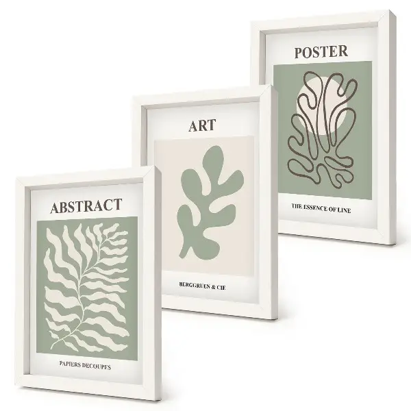Henri Matisse'o gėlių plakatų rinkinys 3 paveikslai su rėmais