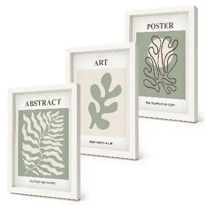 Henri Matisse'o gėlių plakatų rinkinys 3 paveikslai su rėmais