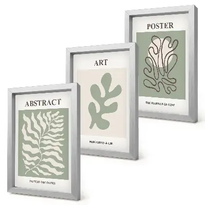 Henri Matisse'o gėlių plakatų rinkinys 3 paveikslai su rėmais