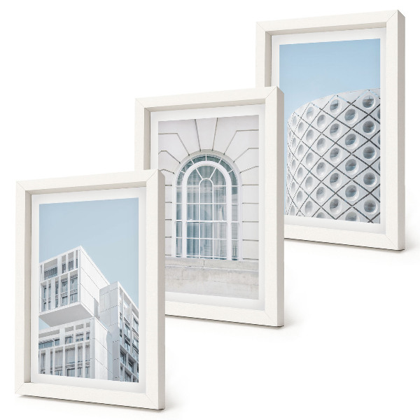Įrėmintų paveikslų rinkinys Moderni architektūra minimalizmas ir geometrija