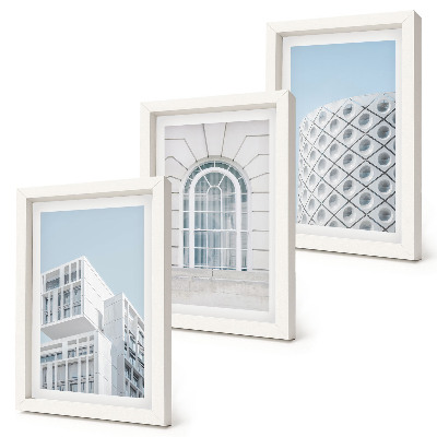 Įrėmintų paveikslų rinkinys Moderni architektūra minimalizmas ir geometrija
