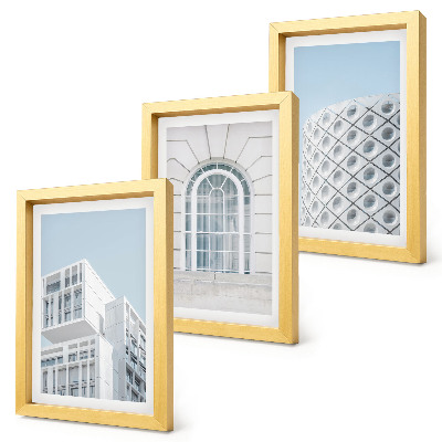 Įrėmintų paveikslų rinkinys Moderni architektūra minimalizmas ir geometrija