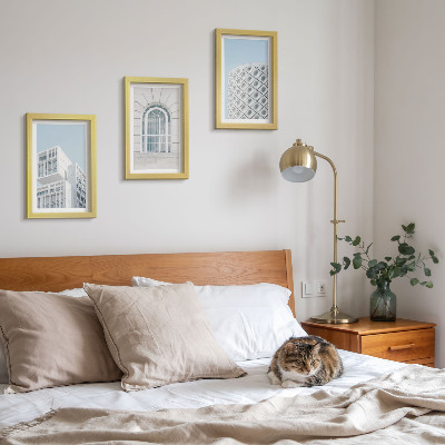 Įrėmintų paveikslų rinkinys Moderni architektūra minimalizmas ir geometrija