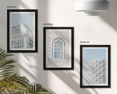 Įrėmintų paveikslų rinkinys Moderni architektūra minimalizmas ir geometrija