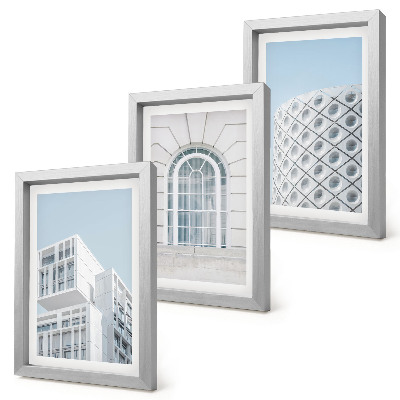 Įrėmintų paveikslų rinkinys Moderni architektūra minimalizmas ir geometrija