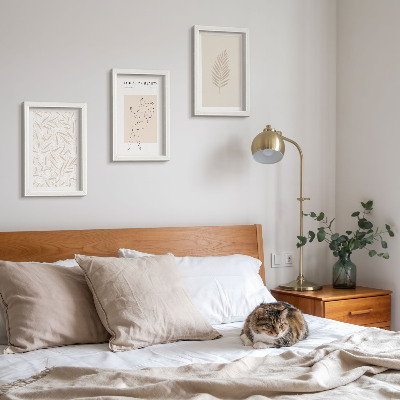 Įrėmintų paveikslų rinkinys Minimalistiniai botaniniai dizaino motyvai